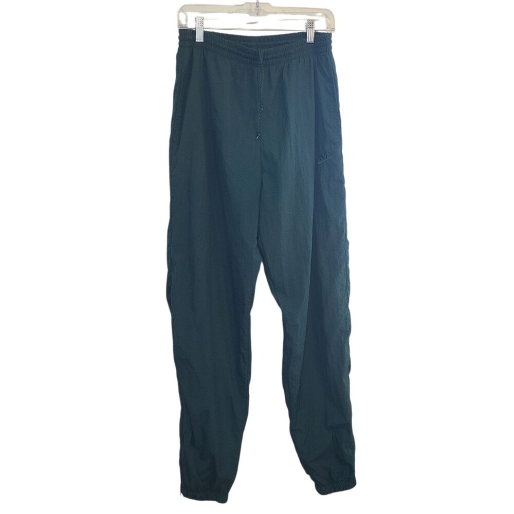 Nike For Champs Vtg 90s Windbreaker Pants Track Nylon Ankle Zips Joggers Green M